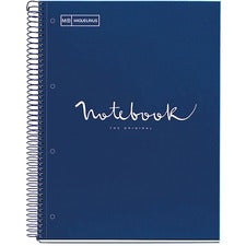 Roaring Spring Fashion Tint 1-subject Notebook - 1 Subject(s) - Wire Bound - 3 Hole(s) - 24 lb Basis Weight - 0.30" x 8.5" x 11" - Cardboard, Plastic Cover - Perforated, Hole-punched, Sturdy, Bleed-free, Printed, Durable, Smooth - 1 Each