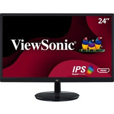 ViewSonic VA2459-SMH 24" 1080p IPS Monitor with FreeSync, HDMI and VGA Inputs - 24" Monitor - IPS Technology - Full HD 1920 x 1080p - FreeSync - 16.7 Million Colors - 250 Nit - 5ms - 75Hz Refresh Rate - HDMI - VGA - Speaker