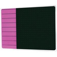 Floortex Viztex Dry-erase Magnetic Glass Whiteboard - Soft Violet - 17" (1.4 ft) Width x 23" (1.9 ft) Height - Soft Violet Glass Surface - 1 Each