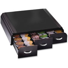 Mind Reader EMS Mind 3-drawer Coffee Pod Organizer - 36 x Coffee Pod - 3 Drawer(s) - 13.5" Height x 13.3" Width x 3.3" Depth - Counter - Heat Resistant - 1 Each