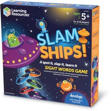 Learning Resources Slam Ships! Sight Words Game - Theme/Subject: Learning - Skill Learning: Sight Words, Word Recognition, Reading, Vocabulary, Spelling - 5-8 Year