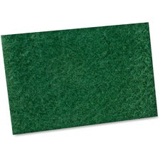 Impact Products General Purpose Scouring Pad - 0.6" Height x 6" Width x 9" Length - 10/Bag - Green