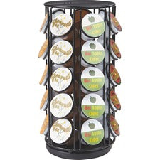 Mind Reader 35-pod Coffee Carousel - 35 x Coffee Pod - 12.3" Height x 6.1" Width6.1" Length - Black - 1 Each