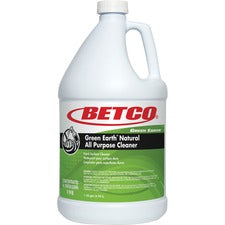 Green Earth Natural All Purpose Cleaner - Concentrate Liquid - 128 fl oz (4 quart) - Clean ScentBottle - 1 Each - Green