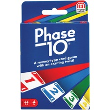 Mattel Phase 10 Card Game - 2 to 6 Players - 1 Each