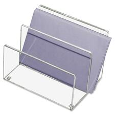 Kantek Acrylic Mini Sorter - 4" Height x 4.1" Width x 6.3" Depth - Desktop - Clear - Acrylic - 1 Each