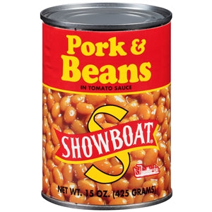 Showboat Bean Pork & Beans-15 oz.-12/Case