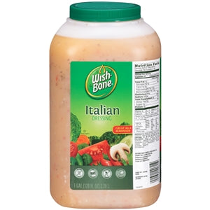 Wish-Bone 1 Gallon Italian Dressing - 4/Case Wish-Bone 1 Gallon Italian Dressing - 4/Case