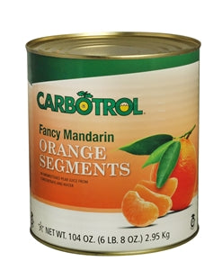 Carbotrol Fruit Mandarin Orange 104 oz. 1 Box 6 Case