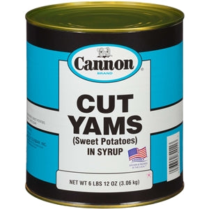 Cannon Extra Standard Cut Low Sodium Yams-108 oz.-6/Case