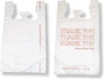 Spectrum 11.5 Inch X 6.5 Inch X 21 Inch 12 Microns Thank You White T-Shirt Bag-1000 Count-1/Case
