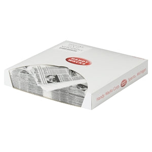 Handy Wacks 12 Inch X 12 Inch X 2.5 Inch New Paper Deli Wrap-1000 Count-1/Box-6/Case