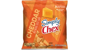 Chex Mix Simply Chex Cheddar Snack Mix-0.92 oz.-60/Case