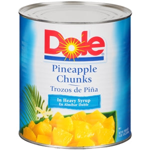 Dole In Heavy Syrup Chunk Pineapple-106 oz.-6/Case