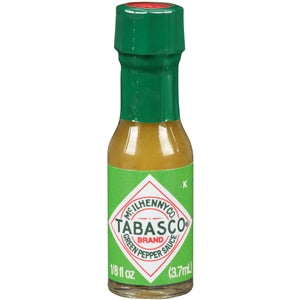Tabasco Miniature Green Pepper Hot Sauce Single Serve-0.125 fl oz.-144/Case