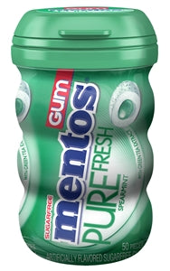 Mentos Pure Fresh Spearmint Gum 4 pk./50 ct.
