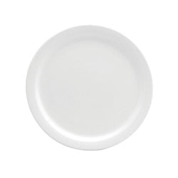 Oneida 9 Inch Narrow Rim Cream White Narrow Rim Plate-24 Each-1/Case