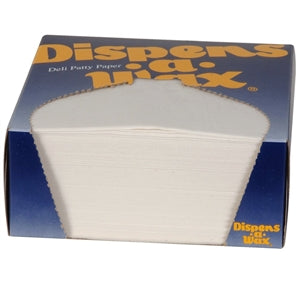 Dixie Dispens-a-wax Waxed Deli Patty Paper 4.75x5 White 1000/box