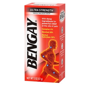 Bengay Ultra Strength Cream-2 oz.-6/Box-6/Case