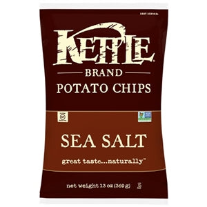 Kettle Foods Potato Chip Sea Salt Branded-13 oz.-9/Case