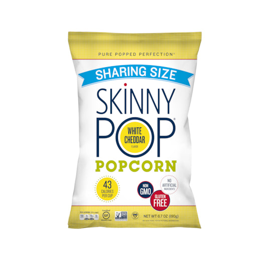 Skinnypop Popcorn White Cheddar-6.7 oz.-3/Case