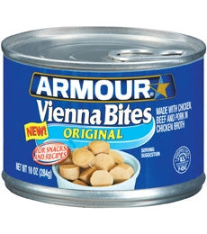 Armour Original Vienna Sausage Bites-10 oz.-12/Case