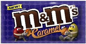 M&M's® Caramel Milk Chocolate Candies Pouch 1.41 oz. - 288/Case