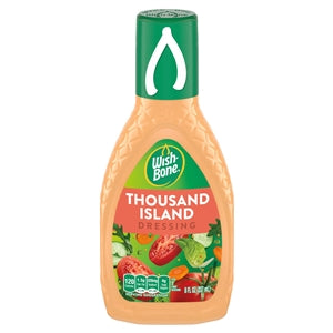 Wish-Bone Thousand Island Dressing Bottle-8 fl oz.-12/Case