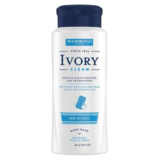 Ivory Shower & Bath Liquid Body Wash-21 fl oz.-4/Case