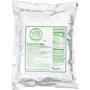 Hormel Vital Cuisine Custard Instant Reduced Cals-6 Count-1/Case