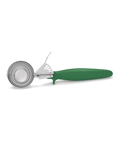 Hamilton Beach 2.78 oz. Microban Stainless Steel Ergogrip Green Disher-1 Each