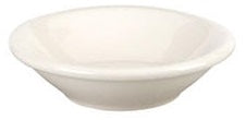 Vertex Vistar Collection American White Narrow Rim 4 5/8 Inch 4 oz. Fruit Bowl-3 Dozen