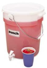 Cambro 6 Gallon White Beverage Dispenser-1 Each-1/Case