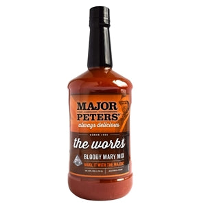 Major Peters The Works Bloody Mary Cocktail Mixer-1.75 Liter-6/Case
