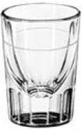 Libbey 1 & 2 oz. Fluted Whiskey Glass-48 Each-1/Case