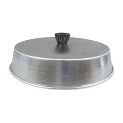 American Metalcraft 10 Inch Inner Diameter Basting Cover 2 Inch Black Bakelite Knob Aluminum Cover-1 Each