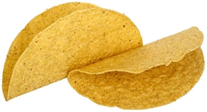 Mission Foods 7 Inch Large Yellow Taco Shells-25 Count-8/Case