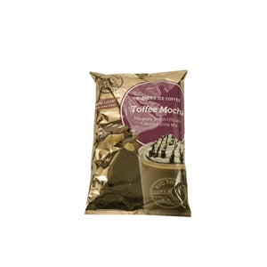 Big Train Toffee Mocha Blended Ice Coffee Powdered Drink Mix-3.5 lb.-5/Case