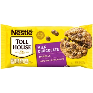 Tollhouse Milk Chocolate Morsels Display Ready Case-11.5 oz.-12/Case