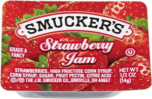 Smucker's Strawberry Jam Plastic-0.5 oz.-200/Case