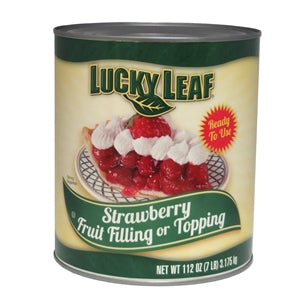 Lucky Leaf Strawberry Fruit Pie Filling Or Topping-112 oz.-6/Case