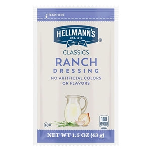 Hellmann's Classics Ranch Salad Dressing Single Serve-1.5 fl oz.-102/Case