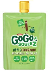 Materne Gogo Squeez Apple Cinnamon Applesauce-18 Count-1/Case