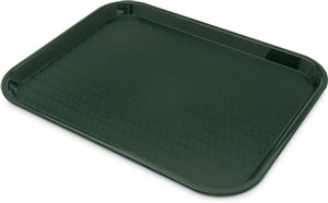 Carlisle 18 Inch X 14 Inch Forest Green Cafe Tray-12 Each-1/Case