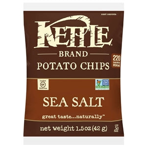 Kettle Foods Chips Sea Salt-1.5 oz.-24/Case