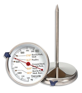 Taylor Analog Bimetal Food Service Meat Thermometers