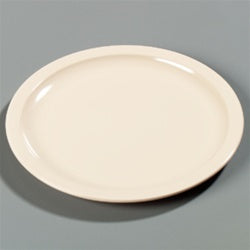 Carlisle Foodservice 9 Inch Narrow Rim Tan Dinner Plate-48 Each-1/Case