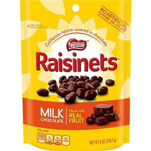 Raisinets Milk Stand Up Bag-8 oz.-8/Case