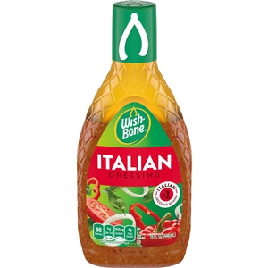 Wish-Bone Italian Salad Dressing Bottle-15 fl oz.-12/Case