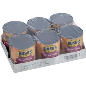 Bush's Best Taco Fiesta Black Bean-108 oz.-6/Case